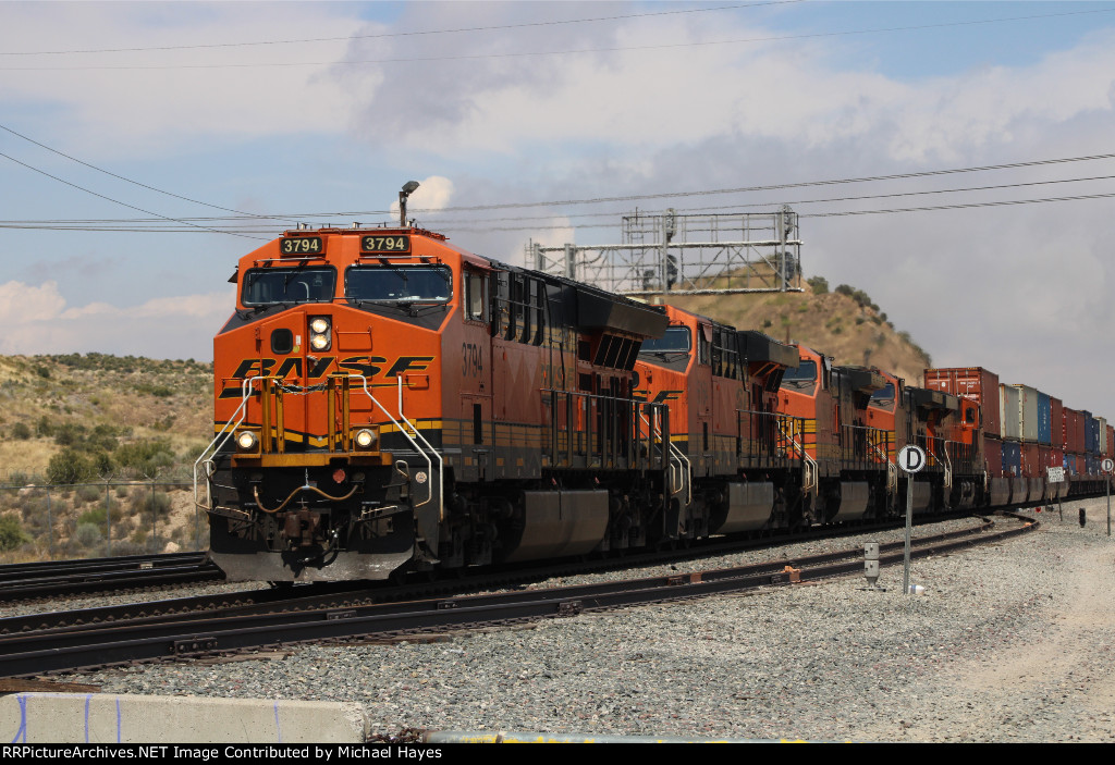 BNSF Intermodal Train at Cajon Summit